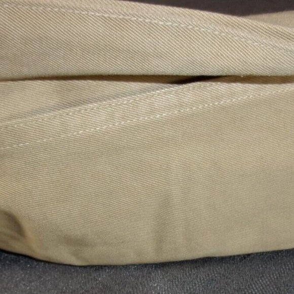 1951 sz6 3/4 KOREAN WAR GARRISON OVERSEAS KHAKI TAN UNPIPED CAP SV 370 - Picture 2 of 7